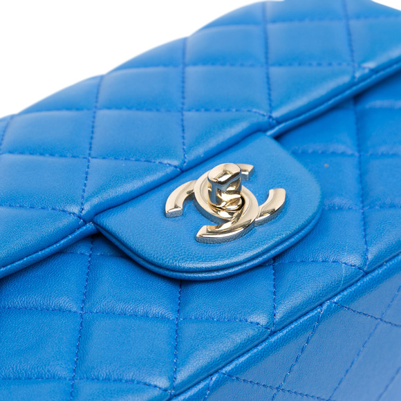 Pre-Loved Chanel Mini Rectangular Classic Lambskin Single Flap - Picture 7 of 10